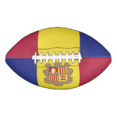 Andorra-Flagge Football (Vorderseite)
