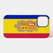 Andorra-Flagge iPhone Hülle (Rückseite (Horizontal))