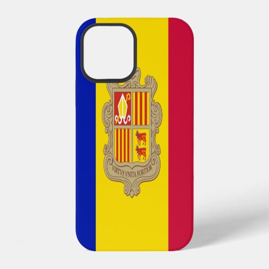 Andorra-Flagge iPhone Hülle (Rückseite)