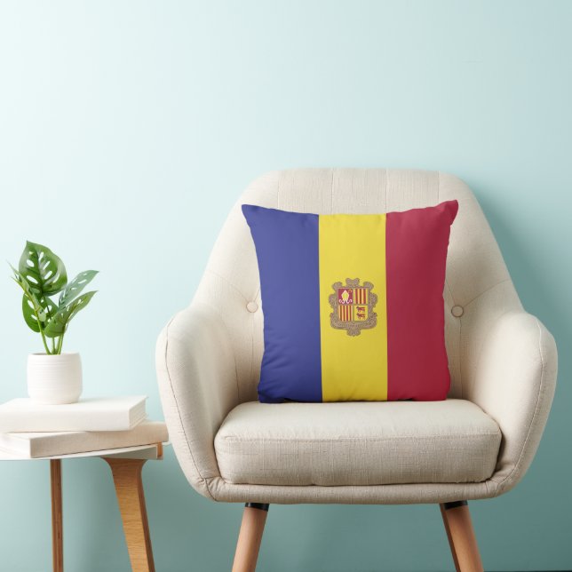 Andorra-Flagge Kissen (Stuhl )