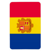 Andorra-Flagge Magnet (Vertikal)
