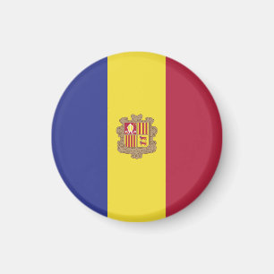 Andorra-Flagge Magnet