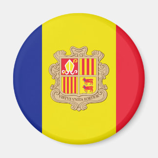 Andorra-Flagge Magnet
