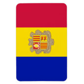 Andorra-Flagge Magnet (Vertikal)