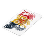 Andorra-Flagge Magnet (Linke Seite)