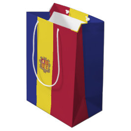 Andorra-Flagge Mittlere Geschenktüte