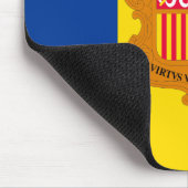 Andorra-Flagge Mousepad (Ecke)