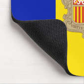 Andorra-Flagge Mousepad (Ecke)