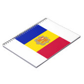 Andorra-Flagge Notizblock (Linke Seite)