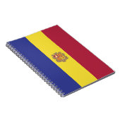 Andorra-Flagge Notizblock (Rechte Seite)