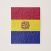 Andorra-Flagge Puzzle (Vertikal)
