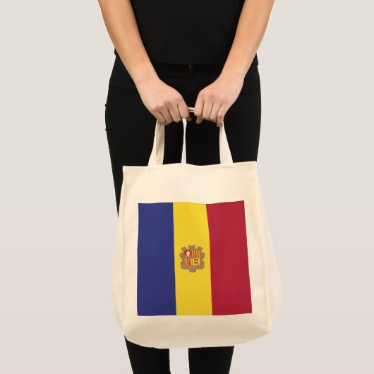 Andorra-Flagge Tragetasche (Vorderseite (Produkt))