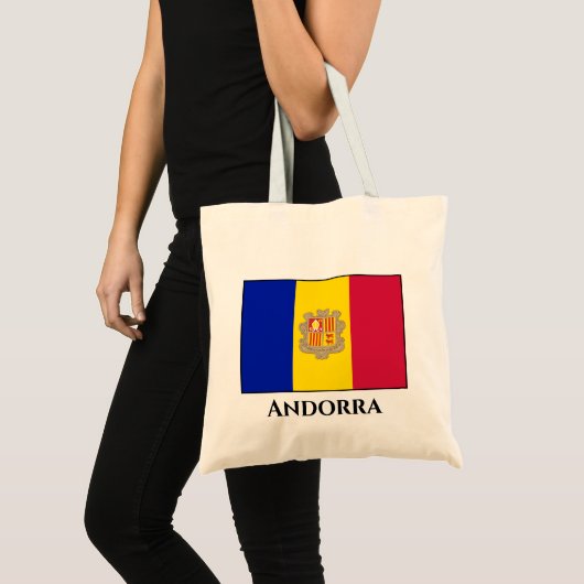 Andorra-Flagge Tragetasche (Vorderseite (Produkt))