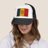 Andorra-Flagge Truckerkappe (Beispiel)