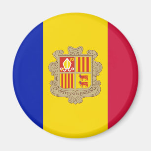 Andorra-Flaggen-Magnet Magnet