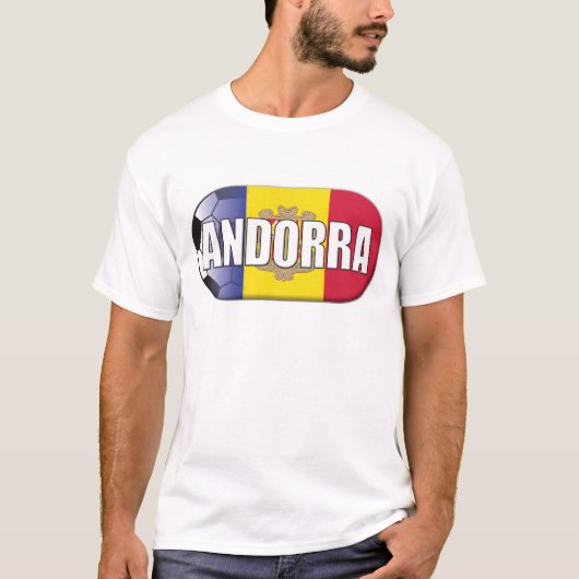 Andorra-Fußball T-Shirt (Vorderseite)