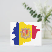 Andorra Karte AD (Stehend Vorderseite)
