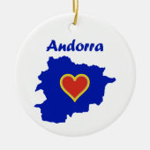 Andorra Keramik Ornament (Vorne)