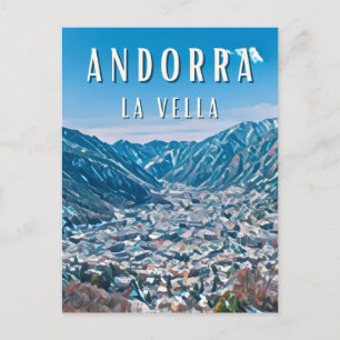 Andorra-la-Alt, Stadt der Natur Postkarte