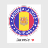 Andorra la Vella Aufkleber (Blatt)