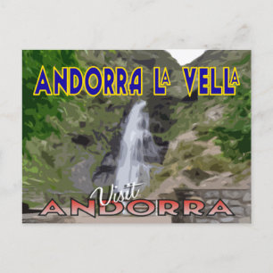 Andorra La Vella, Besuch Andorra Postkarte