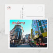Andorra - La Vella - Centre - Postkarte (Vorne/Hinten)