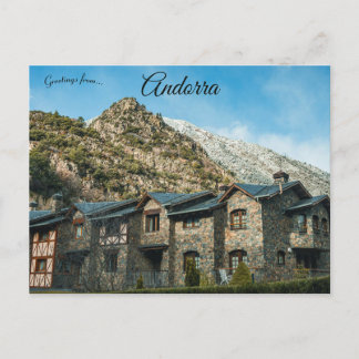 Andorra la Vella in Andorra Postkarte