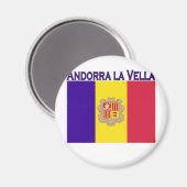 Andorra la Vella Magnet (Vorderseite/Rückseite)
