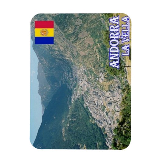 Andorra - La Vella - Magnet (Vertikal)