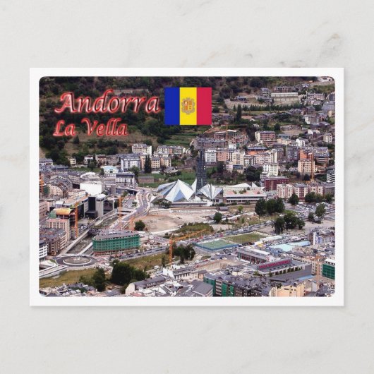 Andorra - La Vella - Postkarte (Vorderseite)