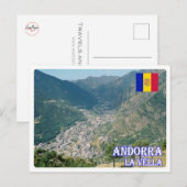 Andorra - La Vella - Postkarte (Vorne/Hinten)