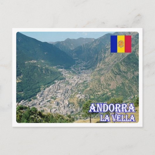 Andorra - La Vella - Postkarte (Vorderseite)