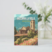 Andorra la Vella Reisen Vintag Postkarte (Stehend Vorderseite)