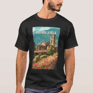 Andorra la Vella Reisen Vintag T-Shirt