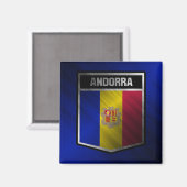 Andorra Magnet (Vorderseite/Rückseite)