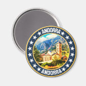 Andorra Magnet (Vorderseite/Rückseite)