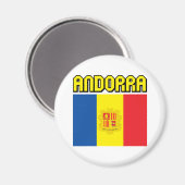 Andorra Magnet (Vorderseite/Rückseite)