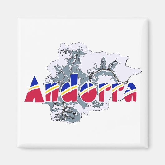 Andorra Magnet (Vorne)