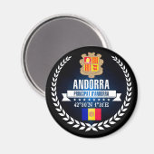 Andorra Magnet (Vorderseite/Rückseite)