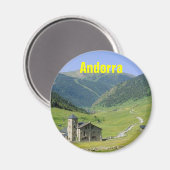 Andorra-Magnet Magnet (Vorderseite/Rückseite)