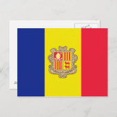 Andorra Postkarte (Vorne/Hinten)