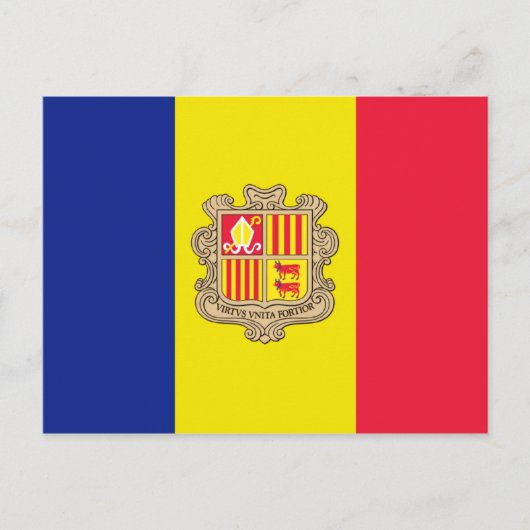 Andorra Postkarte (Vorderseite)