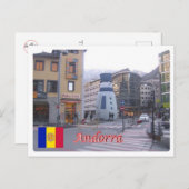 Andorra Postkarte (Vorne/Hinten)