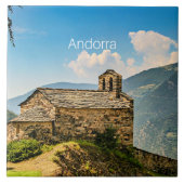 Andorra, Pyrenäen Fliese (Vorderseite)