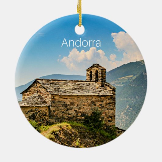 Andorra, Pyrenäen Keramik Ornament (Hinten)