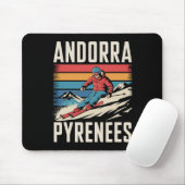 Andorra Pyrenäen Skiort Mousepad (Mit Mouse)