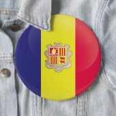Andorra Round Icon Flag Button (Beispiel)