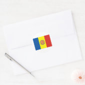Andorra Runder Aufkleber (Umschlag)