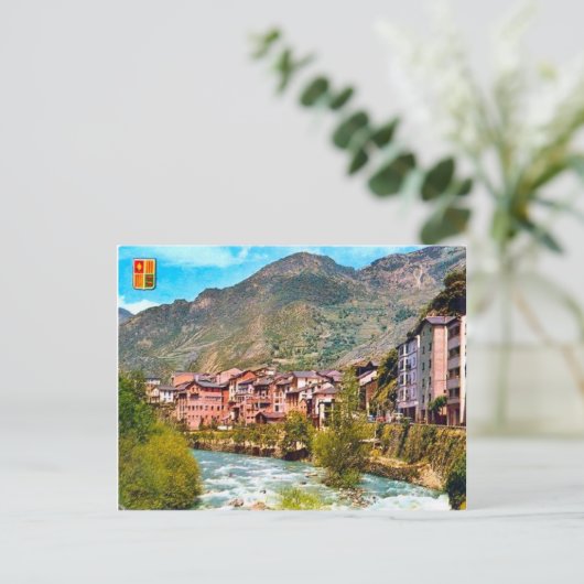 ANDORRA Saint Julia de Loria Postkarte (Stehend Vorderseite)