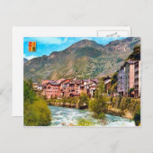 ANDORRA Saint Julia de Loria Postkarte (Vorne/Hinten)